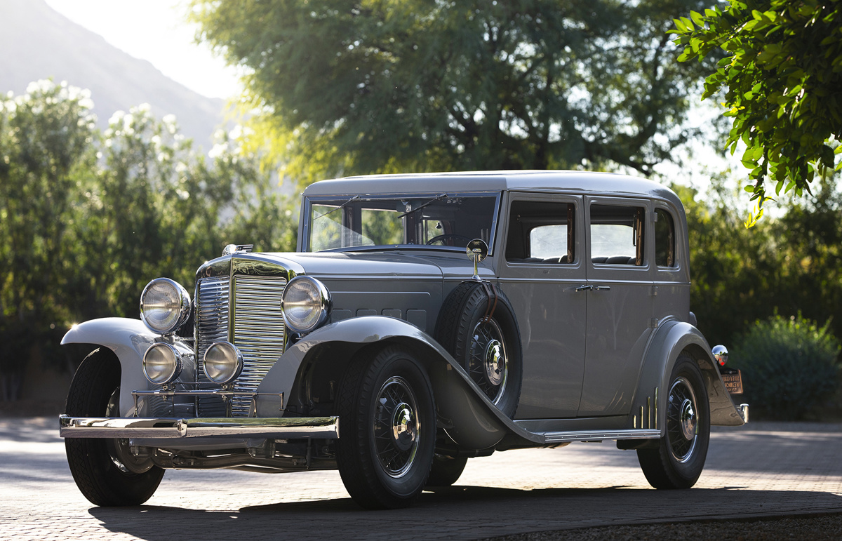 1932 Marmon Sixteen Five-Passenger Sedan by LeBaron available at RM Sotheby’s Arizona Live Auction 2021