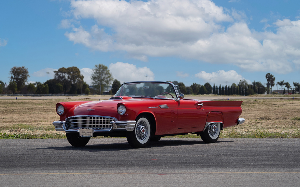 Torch Red 1957 Ford Thunderbird available at RM Sotheby's Arizona Live Auction 2021