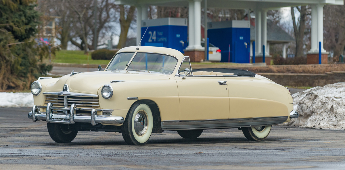 1949 Hudson Commodore Six Convertible offered at RM Sotheby's Fort Lauderdale live auction 2022