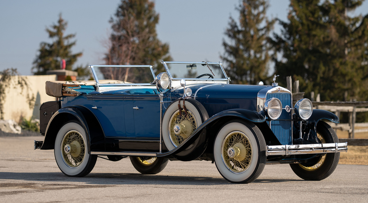 1928 LaSalle Series 303 Sport Phaeton offered at RM Sotheby's Fort Lauderdale live auction 2022