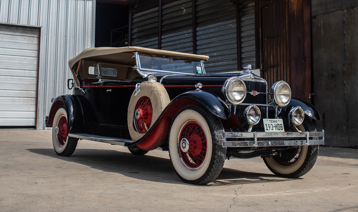 1929 Stutz Model M Dual Cowl Phaeton by LeBaron offered at RM Sotheby's Fort Lauderdale live auction 2022