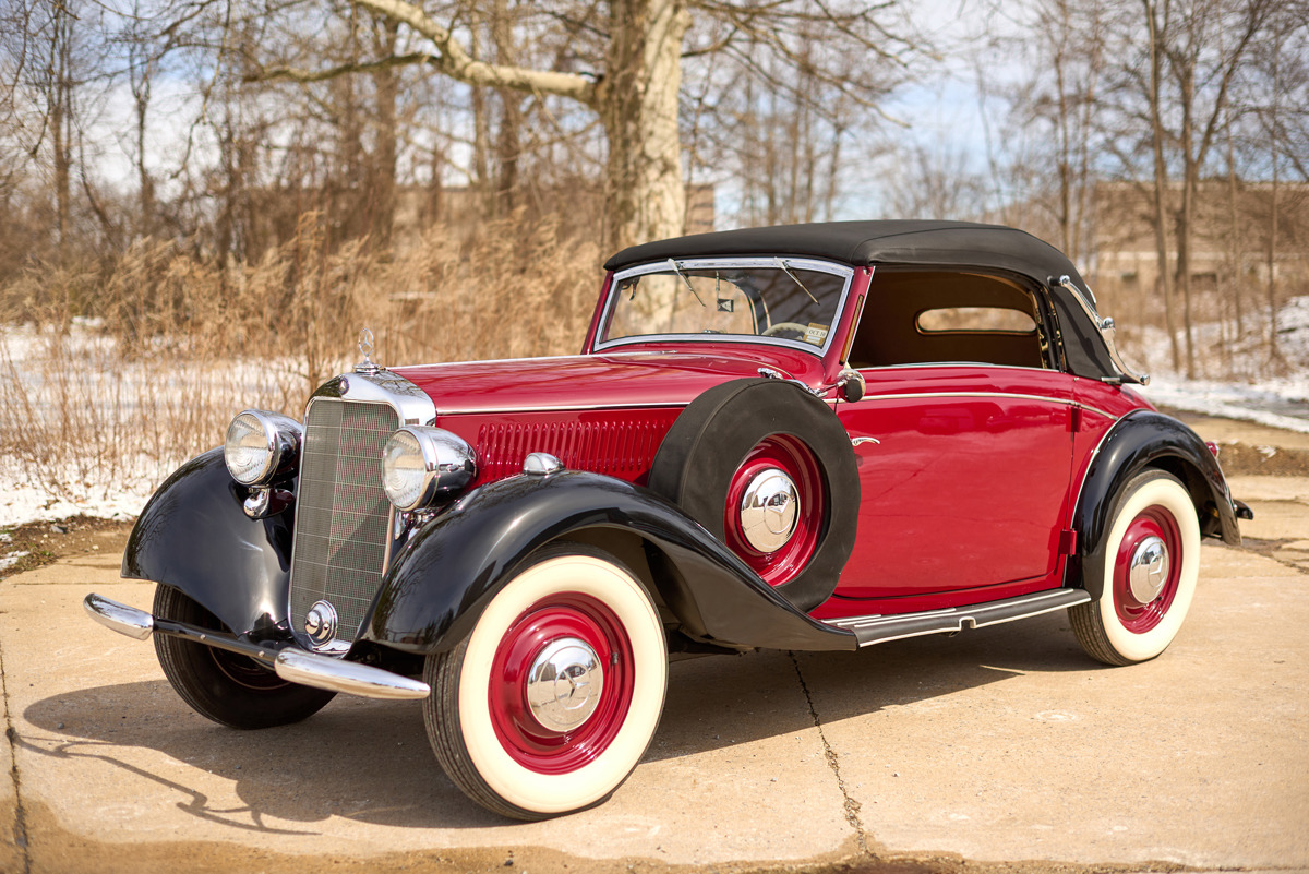 1937 Mercedes-Benz 230 N Cabriolet A offered at RM Sotheby's Fort Lauderdale live auction 2022