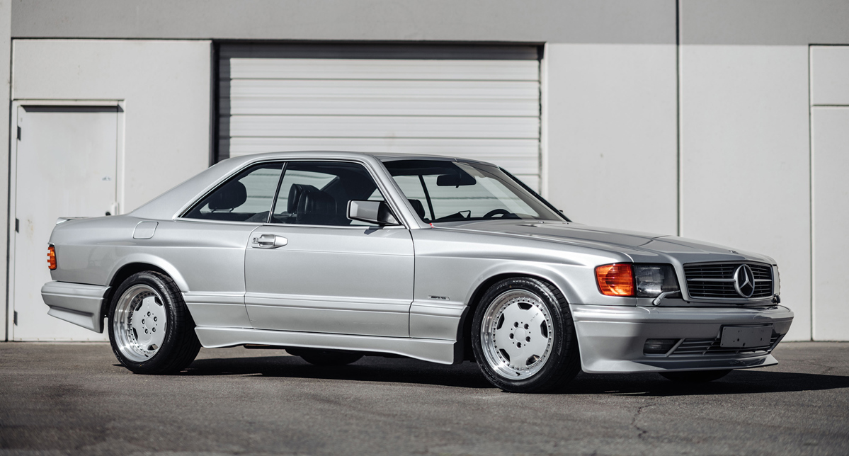 1989 Mercedes-Benz 560 SEC AMG 6.0 Wide-body offered at RM Sotheby's live Arizona auction 2021