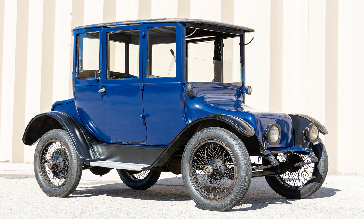 1922 Detroit Electric offered at RM Sotheby's Open Roads Fall online auction 2020