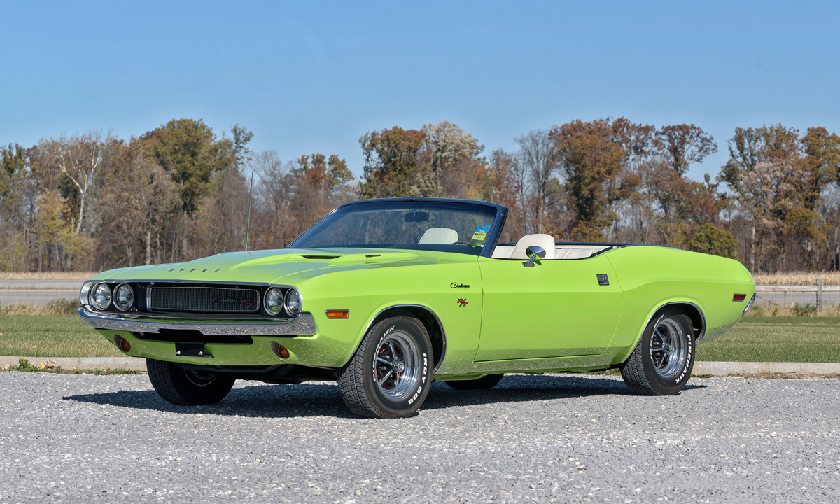 1970 Dodge Challenger R/T Convertible offered at RM Sotheby's Open Roads Fall online auction 2020