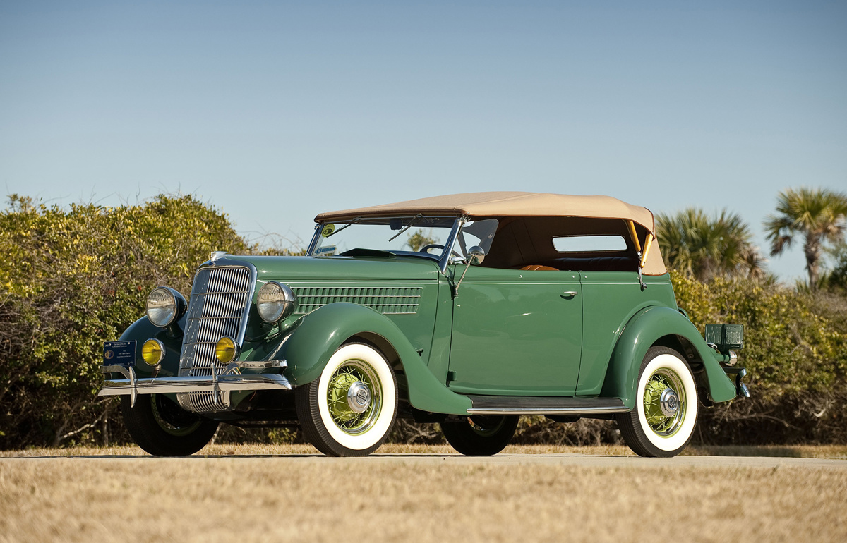 1935 Ford V-8 Two-Door DeLuxe Phaeton Custom offered at RM Sotheby's Open Roads Fall online auction 2020