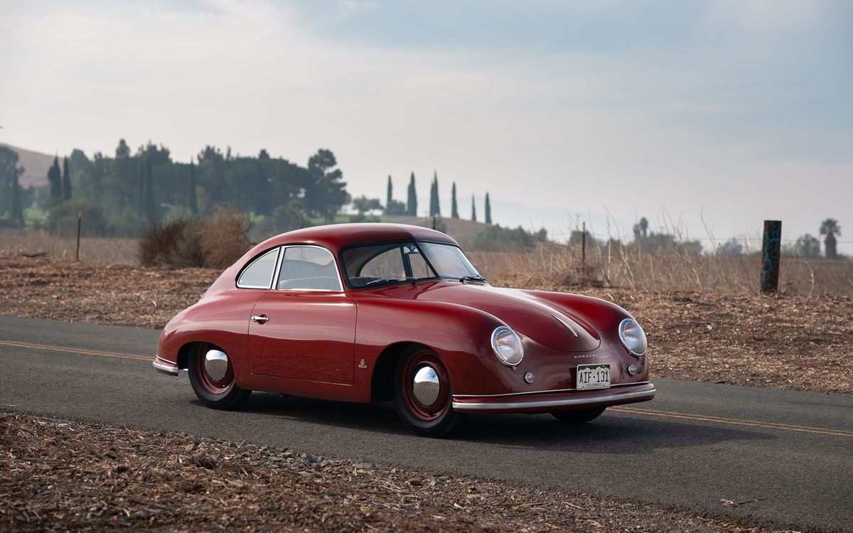 1951 Porsche 356 Coupe by Reutter available at RM Sotheby's Open Roads Fall online auction 2020