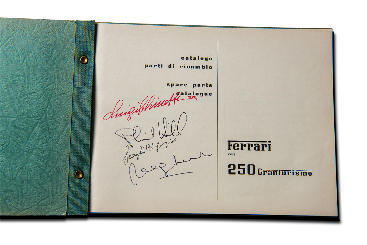 Ferrari 250 GT Owner's Manual Set with Folio Signed available at RM Sotheby's Open Roads Fall online auction 2020