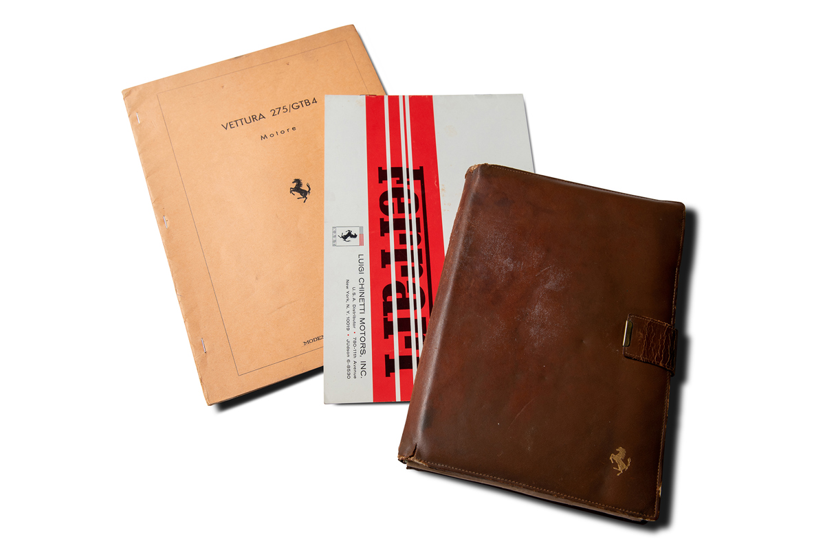 Ferrari 275 GTB/4 Owner's Manual Set with Folio available at RM Sotheby's Open Roads Fall online auction 2020