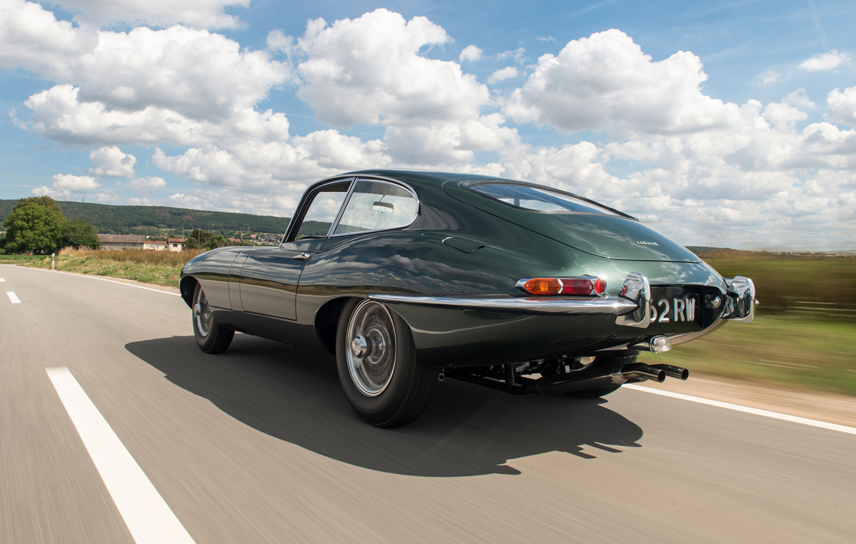 1961 Jaguar E-Type Series 1 3.8-Litre Fixed Head Coupé Factory Development offered at RM Sotheby's London online auction 2020