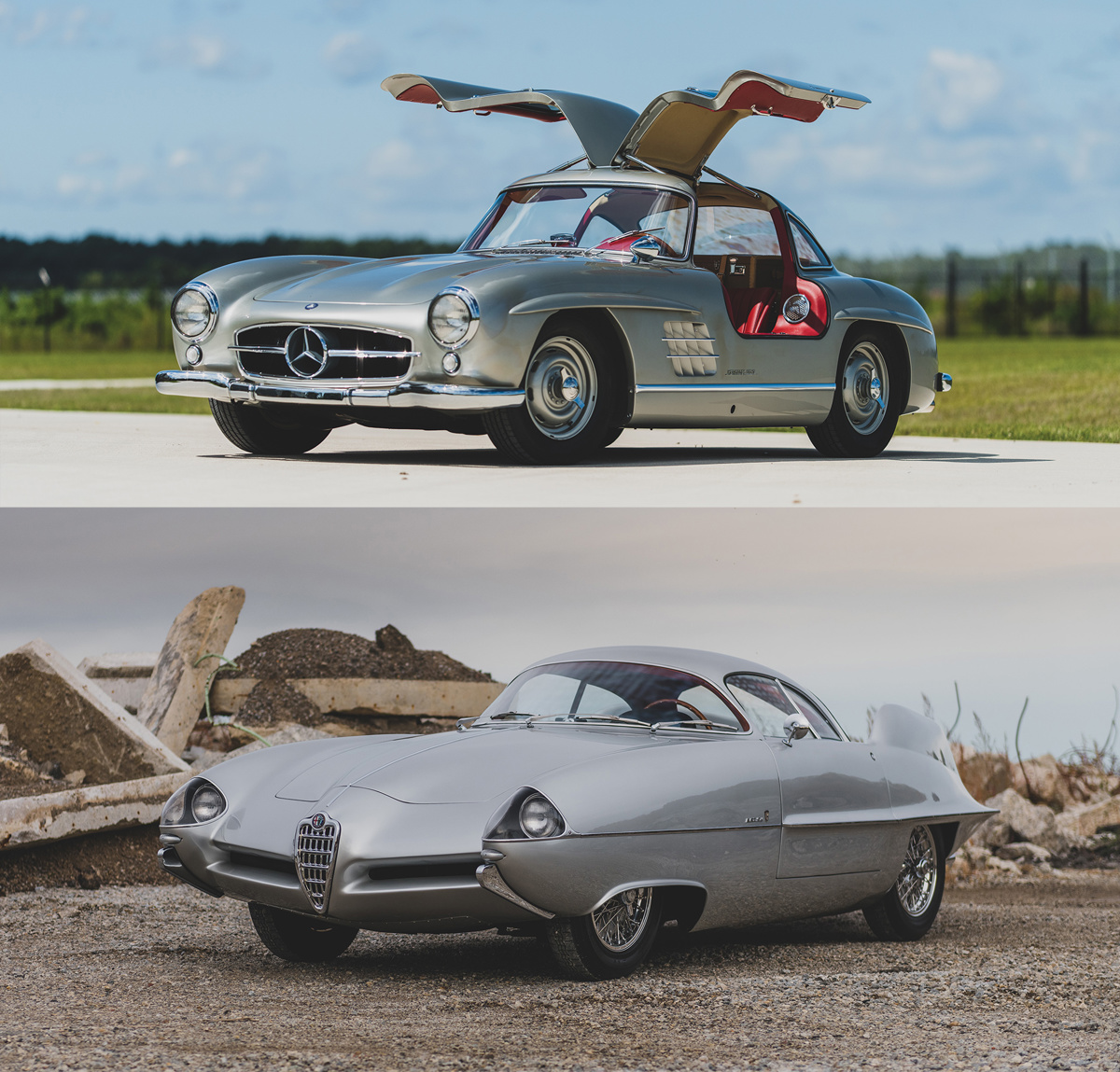 Alfa Romeo B.A.T. 5 7 and 9d Concept Cars offered at Sotheby’s Contemporary Art Evening Auction 2020