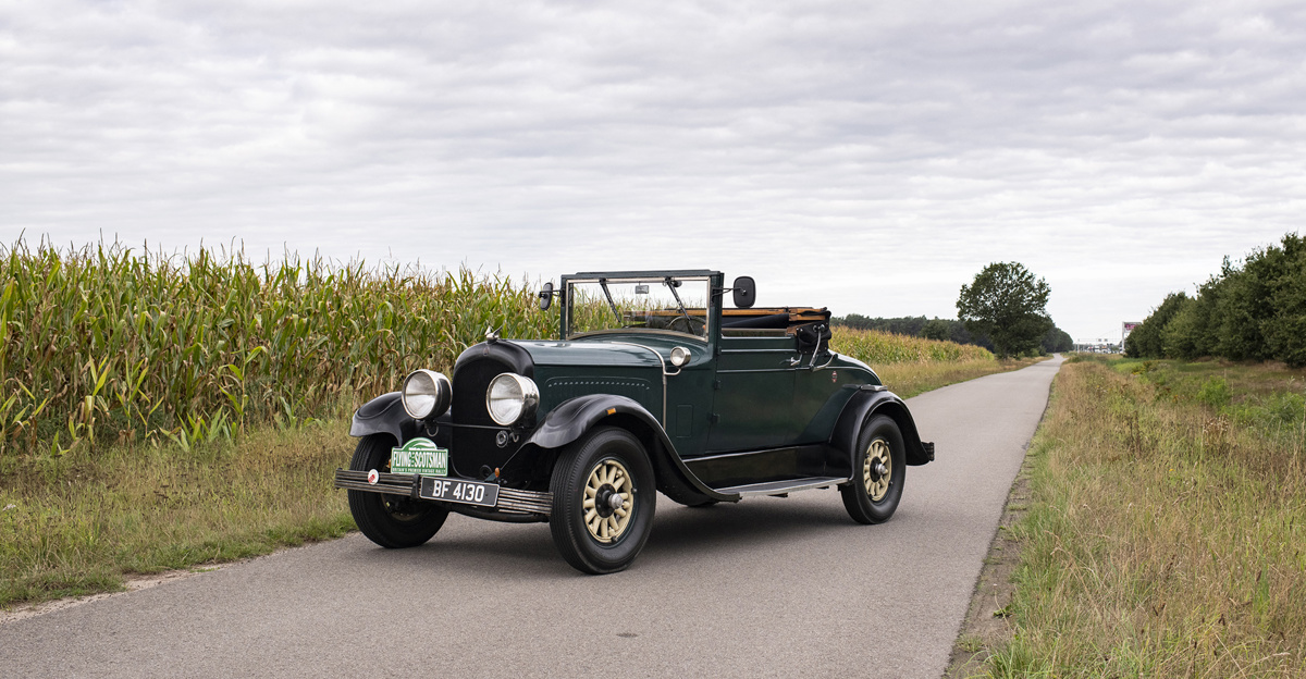 1928 Chrysler Model 72 Roadster offered at RM Sotheby's London online auction 2020
