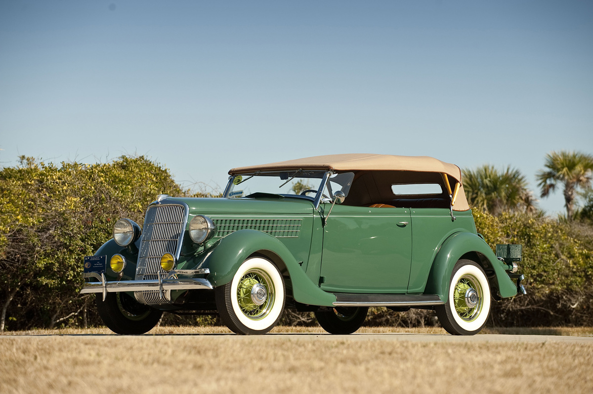 1935 Ford V-8 Two-Door DeLuxe Phaeton Custom offered at RM Sotheby's Open Roads Fall Online Only Auction 2020