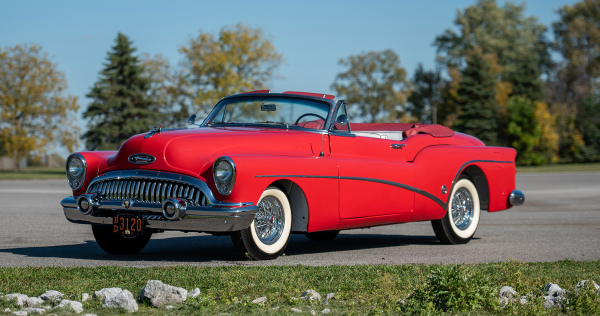 1953 Buick Skylark Convertible offered at RM Sotheby's Open Roads Fall Online Only Auction 2020