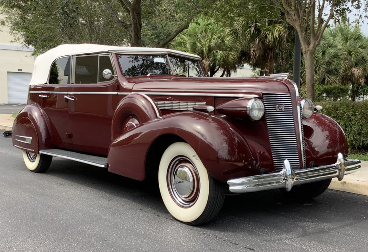 1937 Buick Roadmaster Phaeton offered at RM Sotheby's Open Roads Fall Online Only Auction 2020