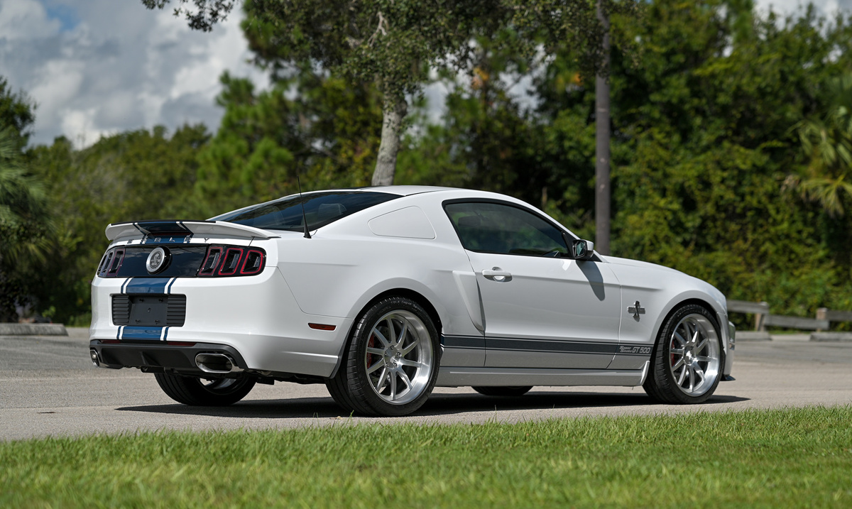 Rear of 2014 Ford Shelby GT500 Super Snake Prototype offered at RM Sotheby's Open Roads Fall online auction 2020