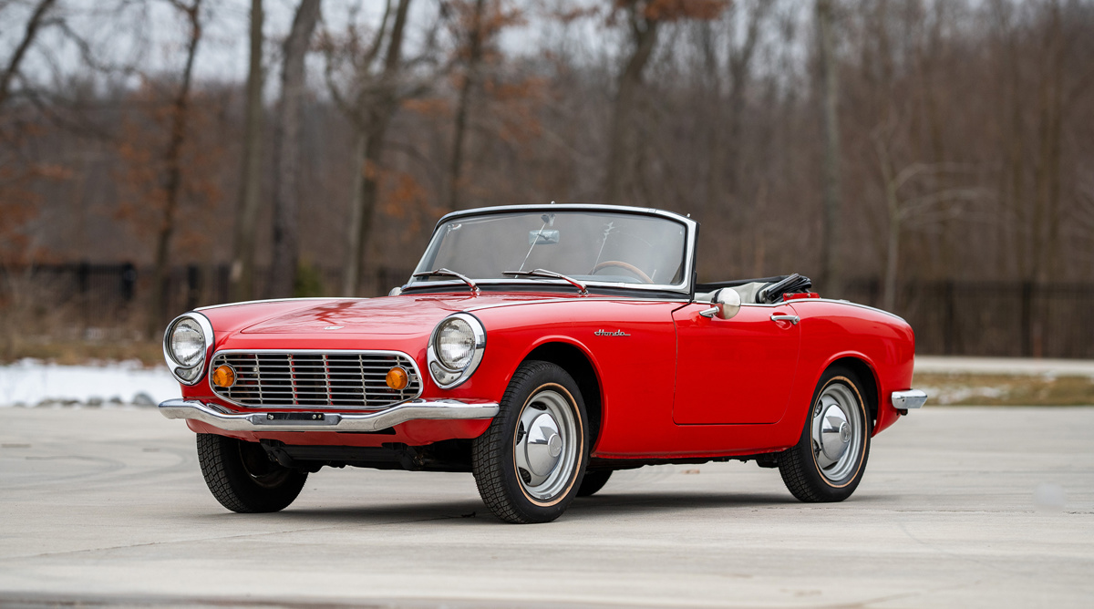 1966 Honda S600 Convertible offered at RM Sotheby's The Elkhart Collection live auction 2020