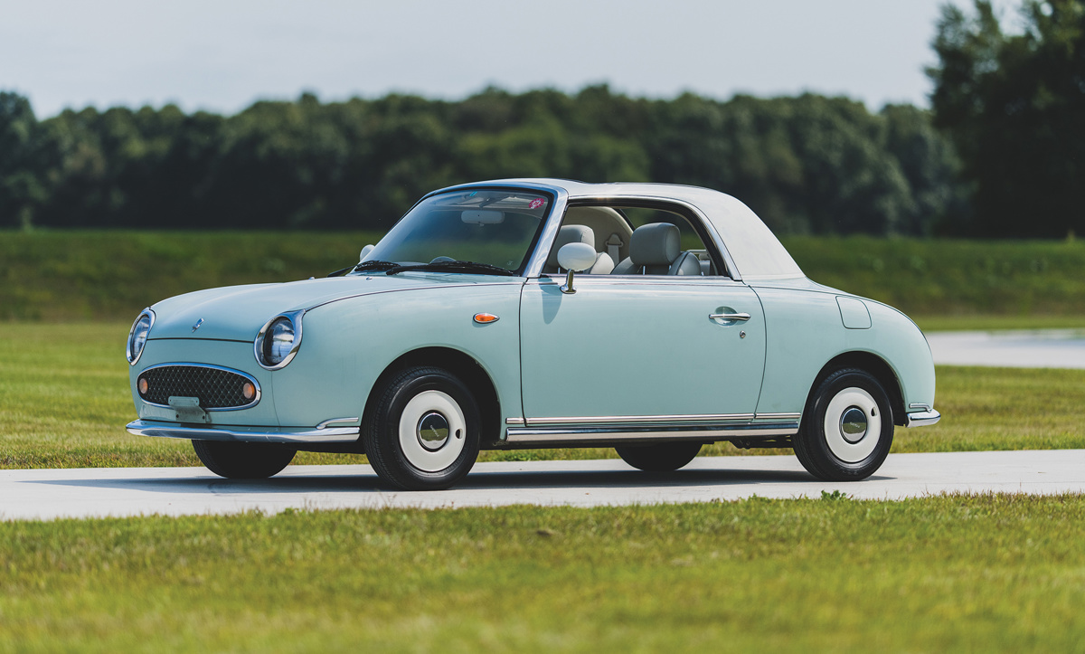 1991 Nissan Figaro offered at RM Sotheby's The Elkhart Collection live auction 2020
