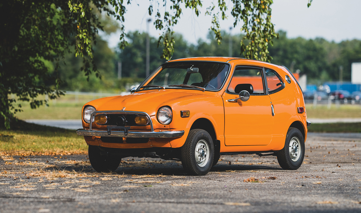 1972 Honda Z600 Coupe offered at RM Sotheby's The Elkhart Collection live auction 2020