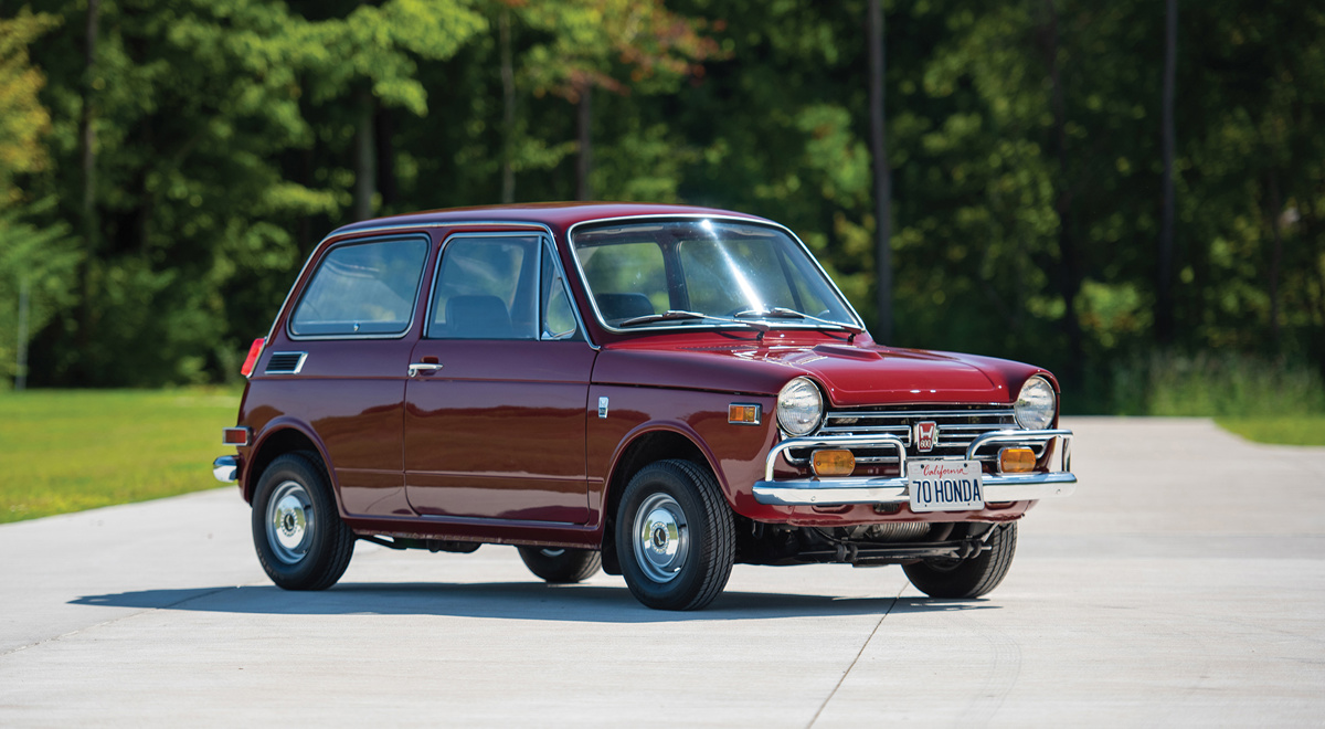 1970 Honda N600 offered at RM Sotheby's The Elkhart Collection live auction 2020