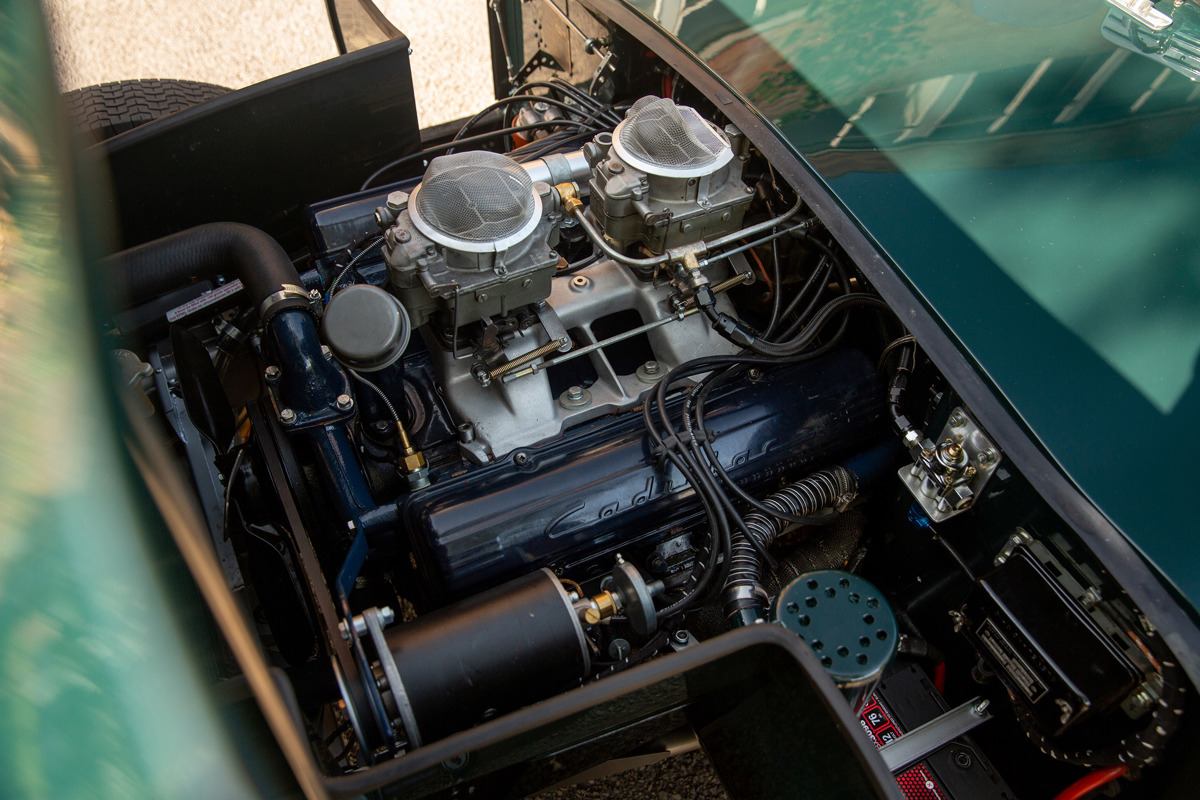 Engine of 1953 Allard JR Le Mans Roadster Continuation offered at RM Sotheby's London online auction 2020