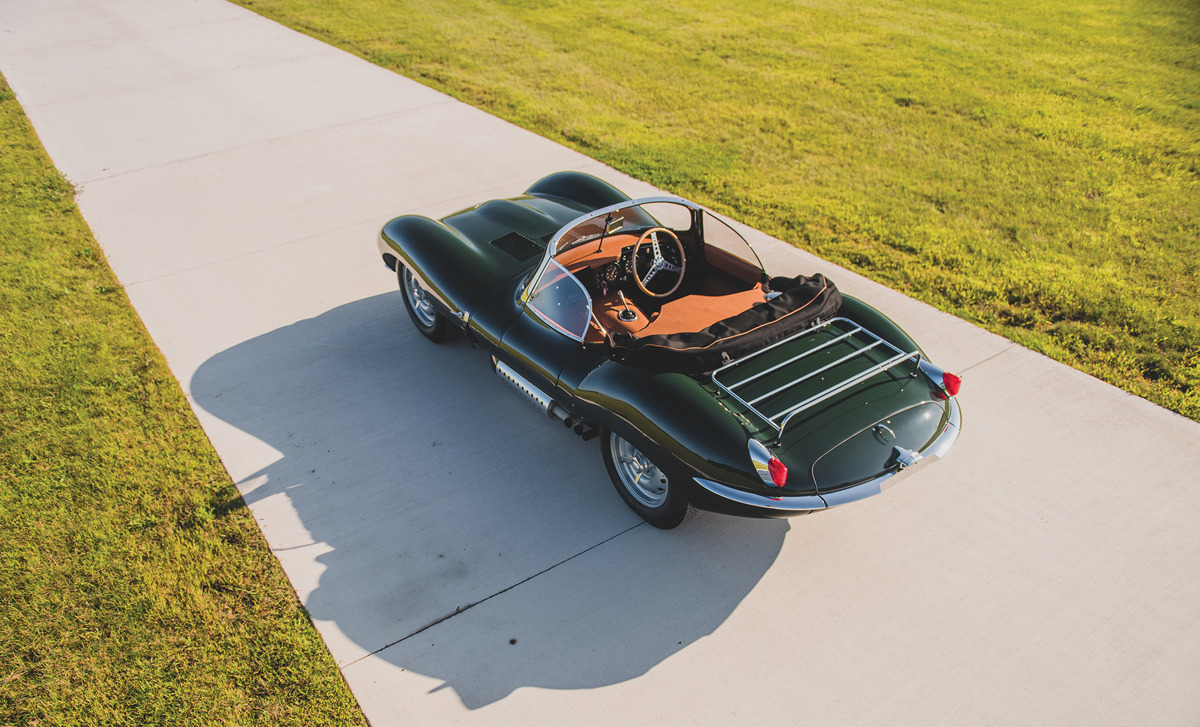 1957 Jaguar XKSS Continuation offered at RM Sotheby's The Elkhart Collection live auction 2020