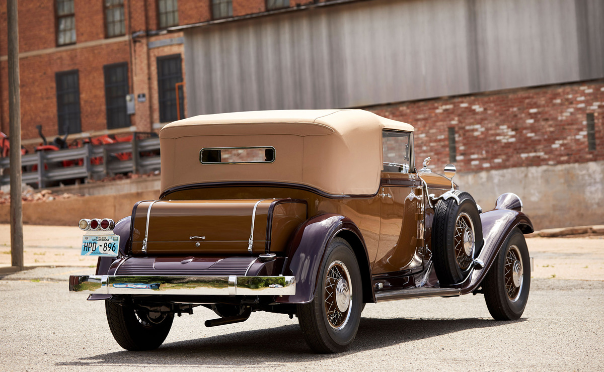 Rear of 1931 Pierce-Arrow Model 41 Convertible Victoria by LeBaron offered by RM Sotheby's Private Sales Division