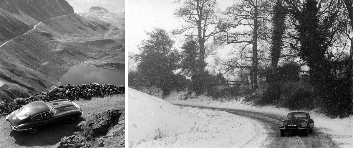 Period photos of 1961 Jaguar E-Type Series 1 3.8-Litre Fixed Head Coupé offered at RM Sotheby's London online auction 2020