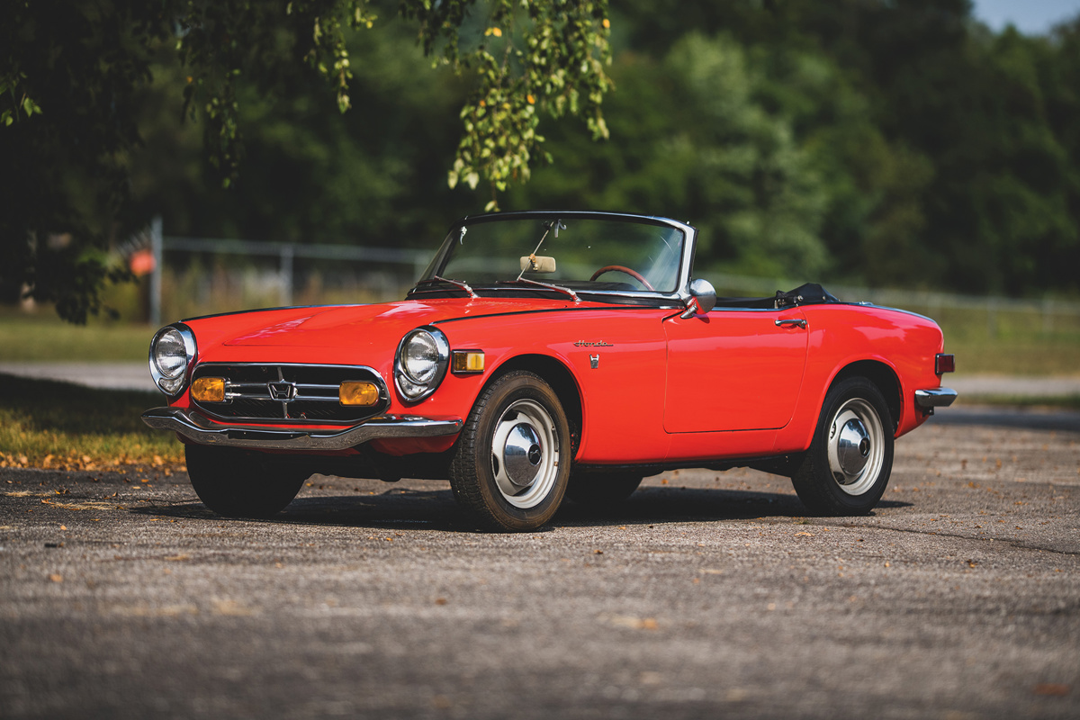 1969 Honda S800 Convertible offered at RM Sotheby's The Elkhart Collection live auction 2020