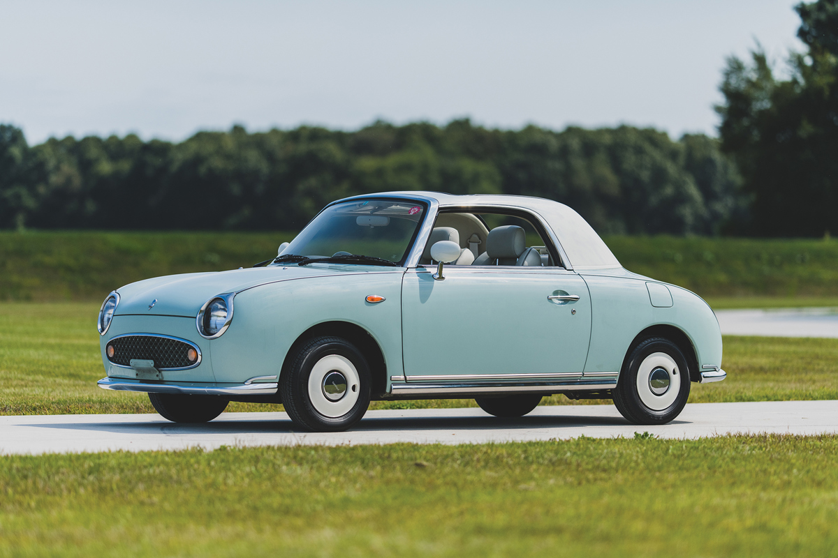 1992 Nissan Figaro offered at RM Sotheby's The Elkhart Collection live auction 2020