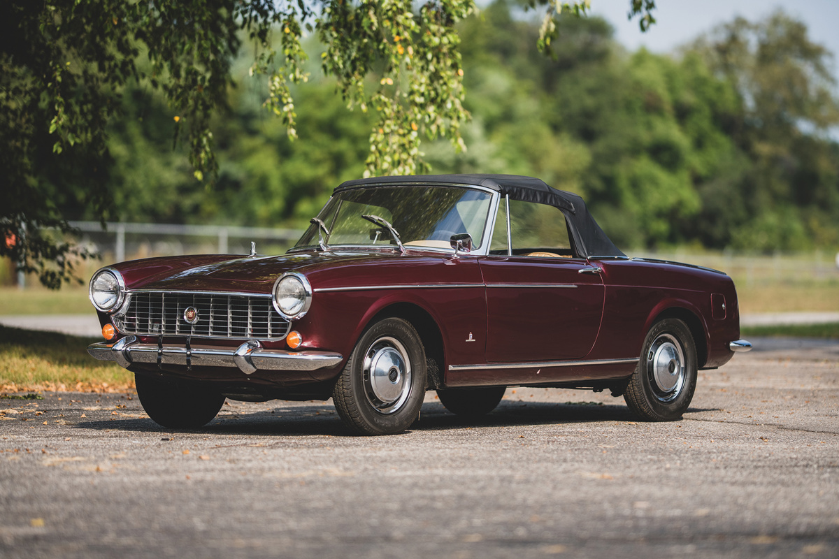 1967 Fiat 1500 Convertible by Pininfarina offered at RM Sotheby's The Elkhart Collection live auction 2020