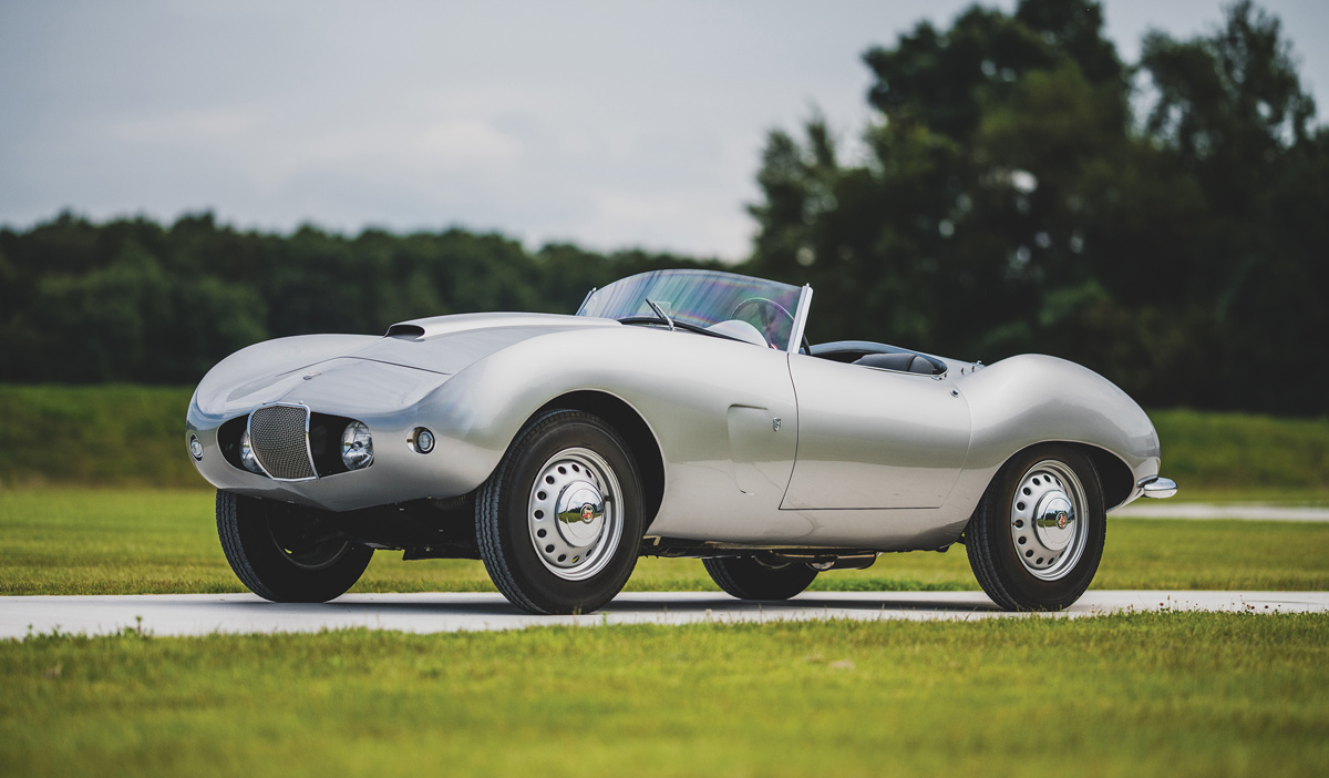 1956 Arnolt-Bristol Deluxe Roadster by Bertone offered at RM Sotheby's The Elkhart Collection live auction 2020