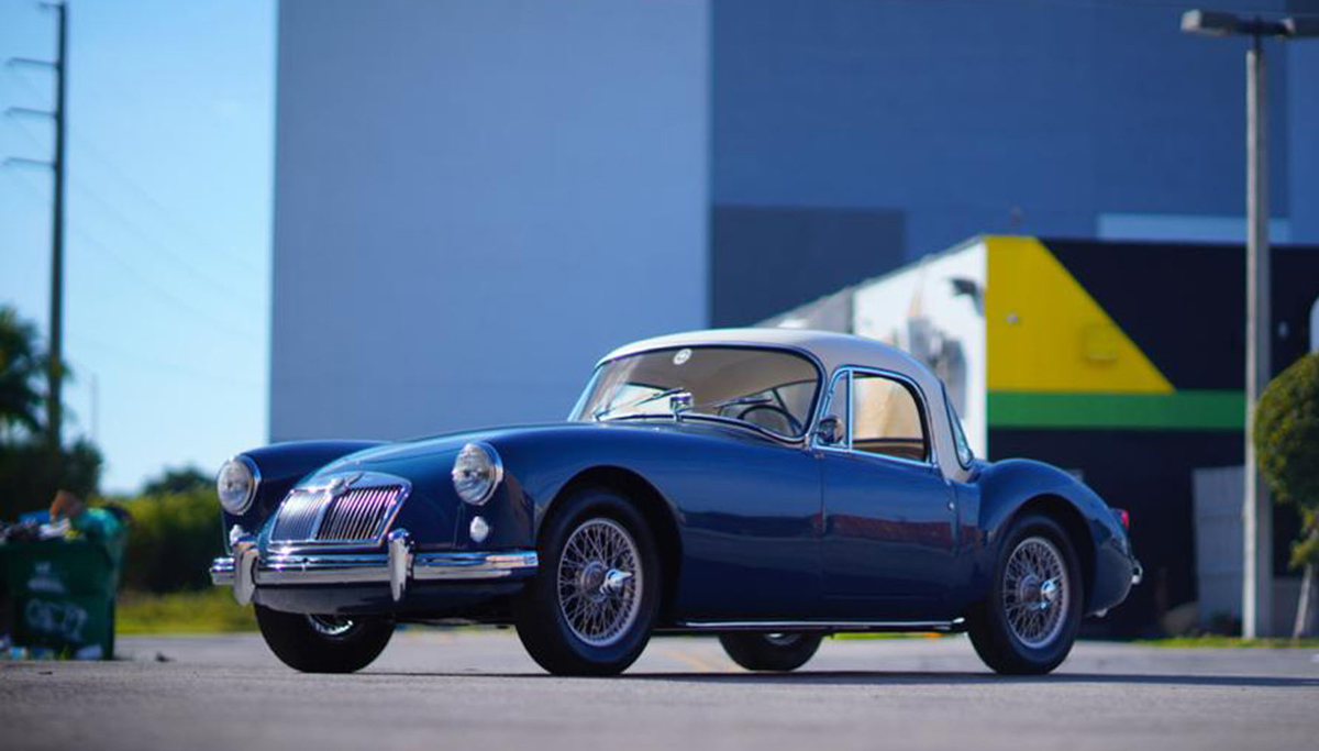 1957 MG MGA Coupe offered at RM Sotheby's Fort Lauderdale live auction 2022