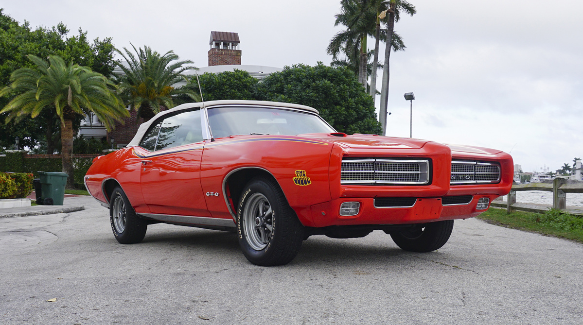 1969 Pontiac GTO Convertible offered at RM Sotheby's Fort Lauderdale live auction 2022