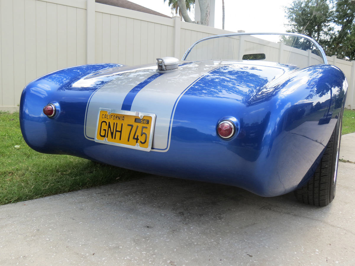 Rear of 1956 Byers SR-100 Roadster offered at RM Sotheby's Online Only Open Roads June Auction 2021
