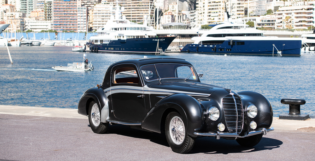 Louis Chiron's 1947 Delahaye 135 MS Sport Coupé by Chapron offered at RM Sotheby's Monaco live auction 2022