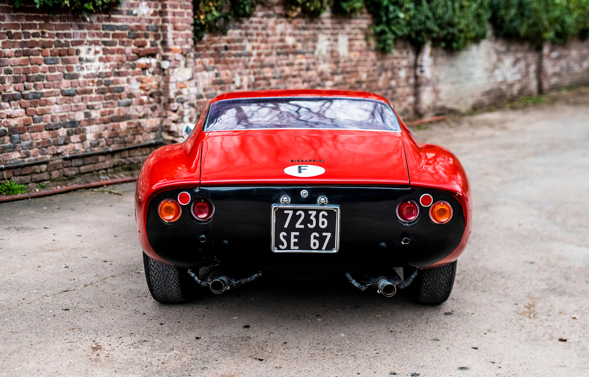 Rear of 1965 Iso Grifo A3/C offered at RM Sotheby's Monaco live auction 2022