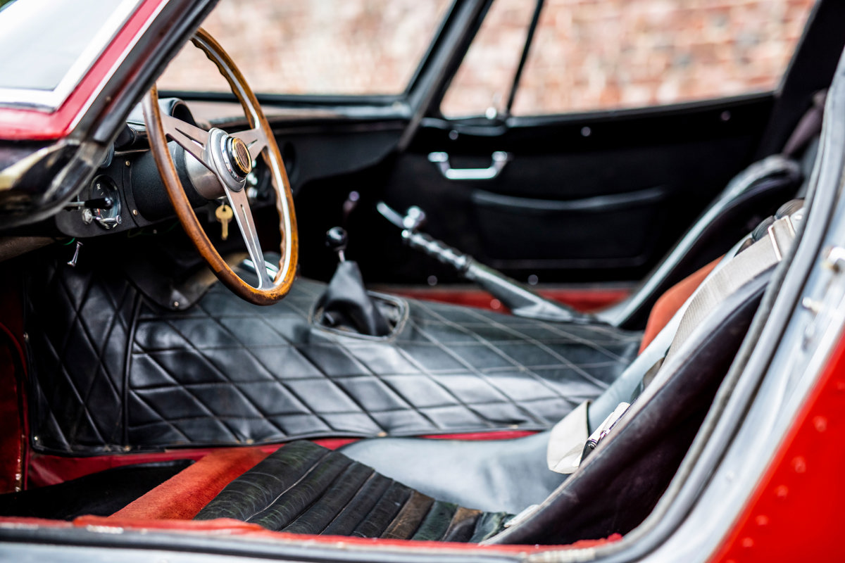 Interior of 1965 Iso Grifo A3/C offered at RM Sotheby's Monaco live auction 2022