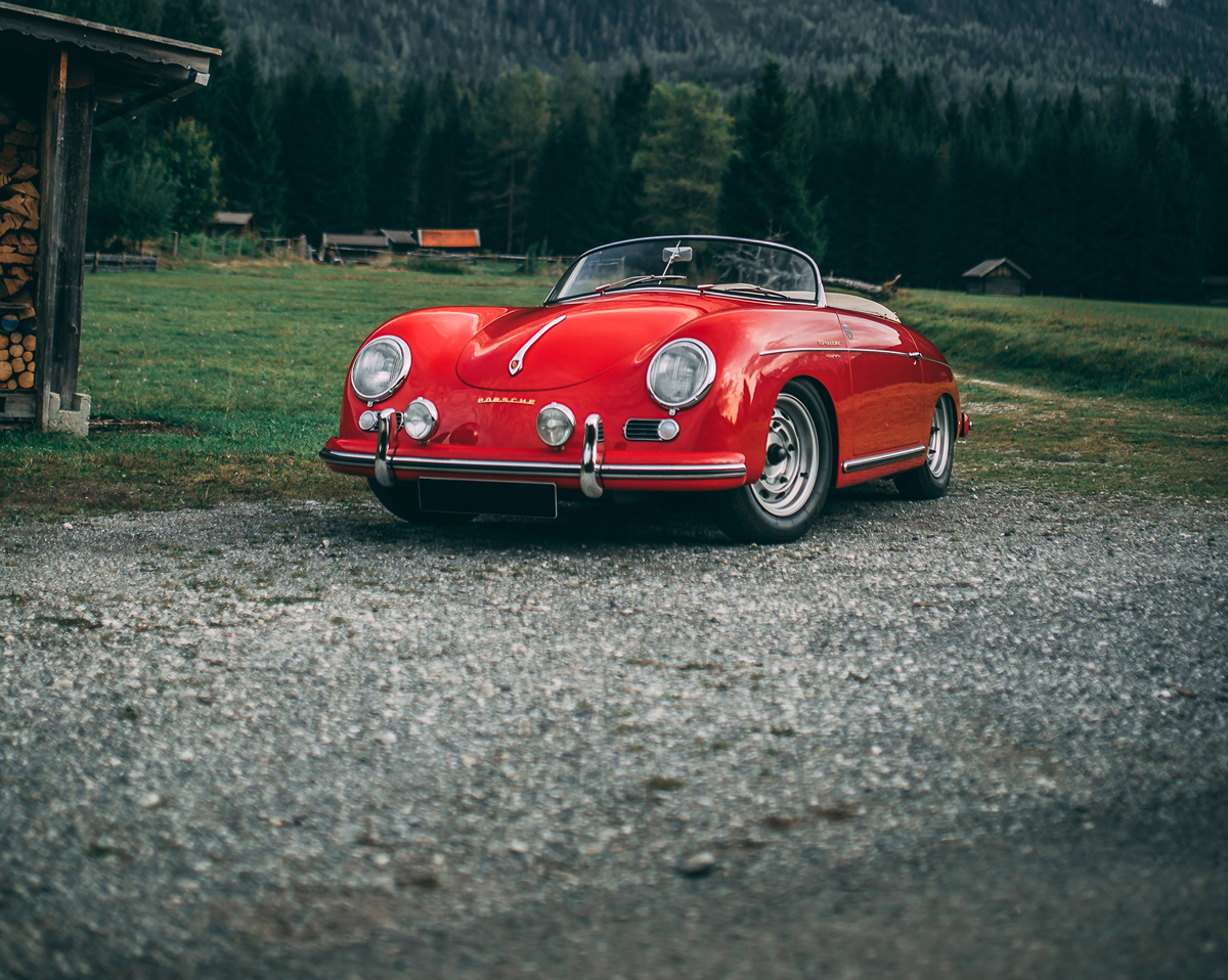 1955 Porsche 356 Carrera 1500 GS Speedster by Reutter offered at RM Sotheby's London online auction 2020