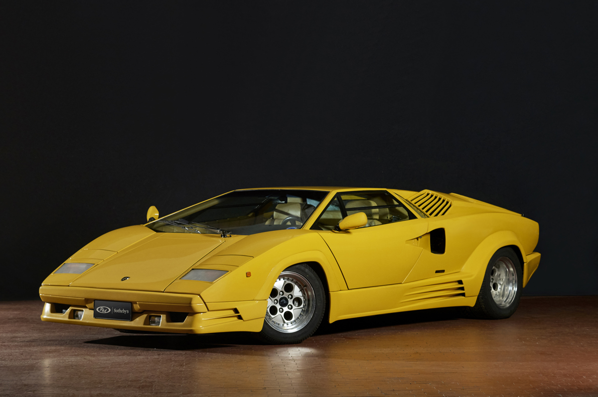1990 Lamborghini Countach 25th Anniversary offered at RM Sotheby’s Monaco live auction 2022