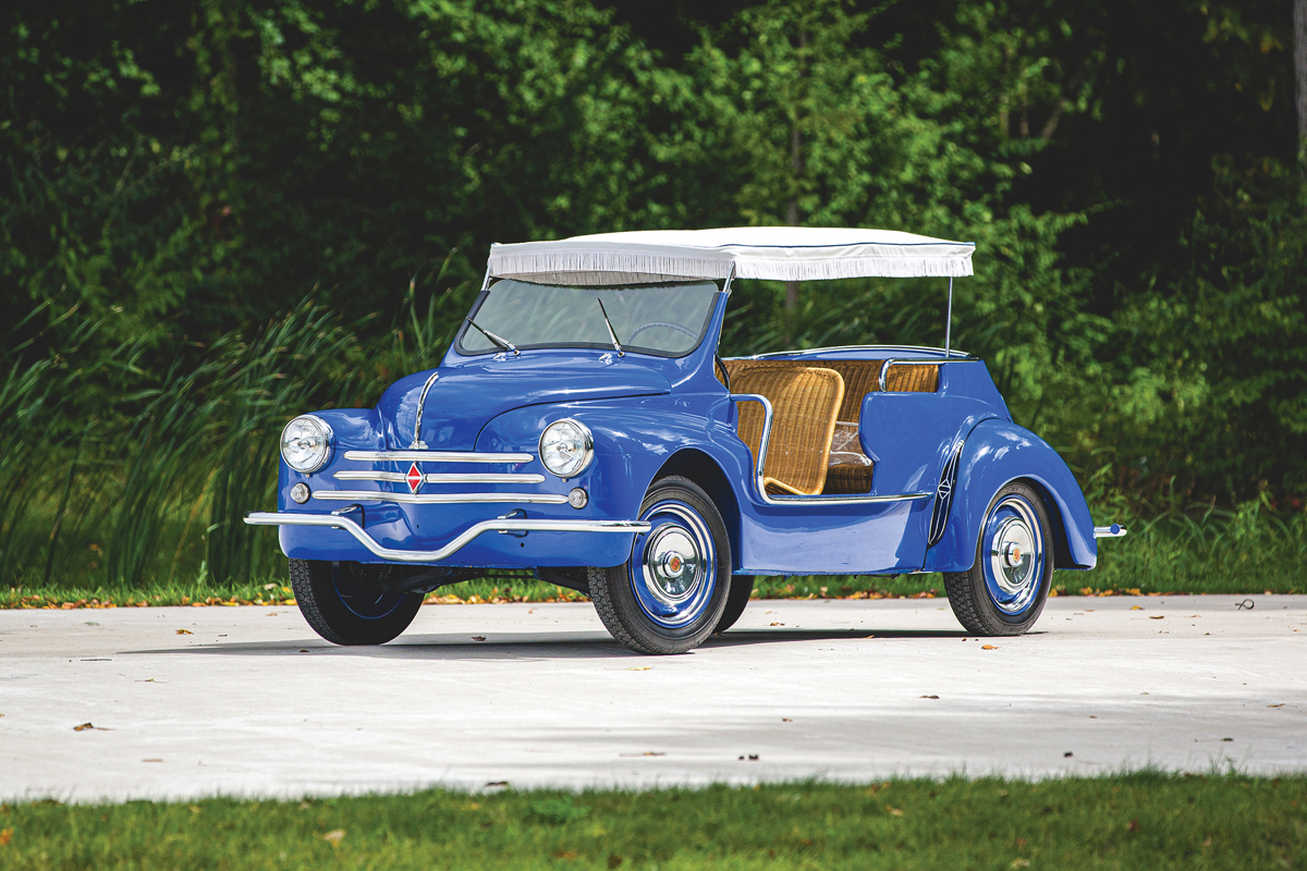 1961 Renault 4CV Jolly by Ghia offered at RM Sotheby's The Elkhart Collection live auction 2020