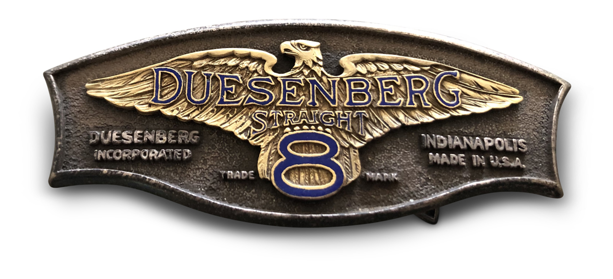 Duesenberg Belt Buckle Made For Leo Gephart offered at RM Sotheby's The Mitosinka Collection online auction 2020