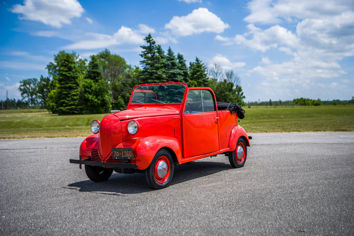 1942 Crosley Convertible Coupe offered at RM Auctions Auburn Fall live auction 2020