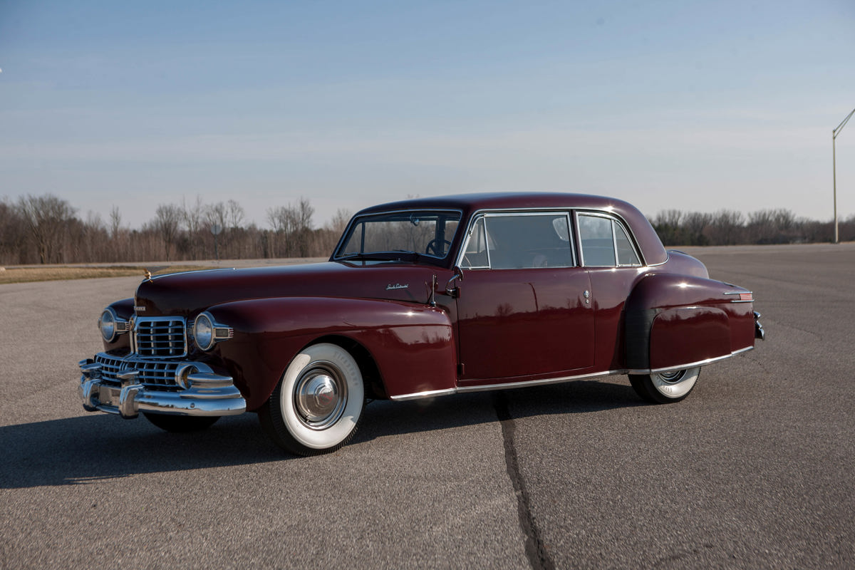 1946 Lincoln Continental Coupe offered at RM Sotheby’s Palm Beach online auction 2020