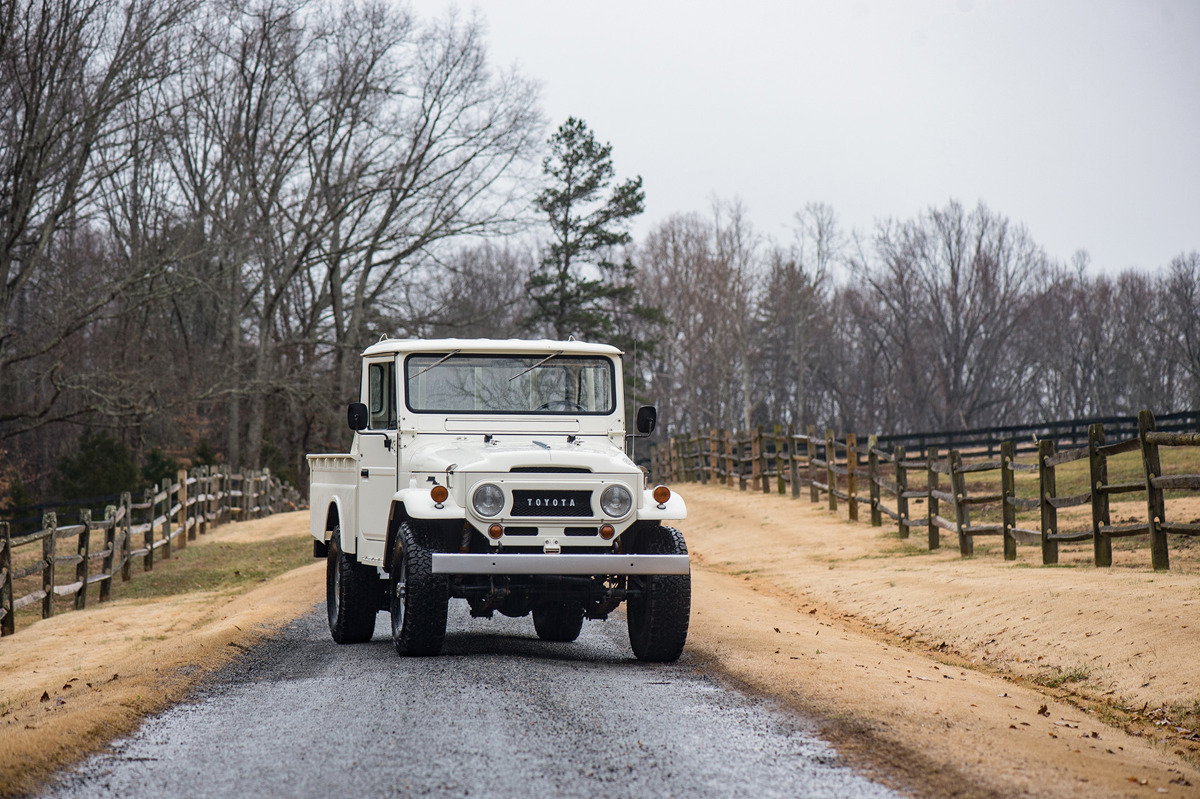 1965 Toyota FJ45 Land Cruiser Custom by TLC 4×4 offered at RM Sotheby's Amelia Island live auction 2020
