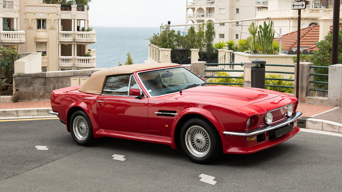 1988 Aston Martin V8 Vantage Volante 'X-Pack' offered at RM Sotheby’s Monaco live auction 2022