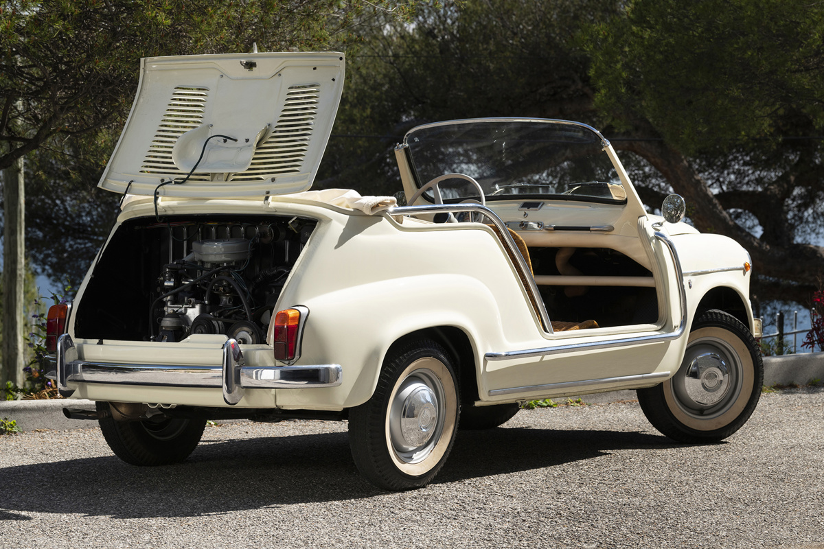 1962 Fiat 600 D Jolly by Ghia offered at RM Sotheby’s Monaco live auction 2022