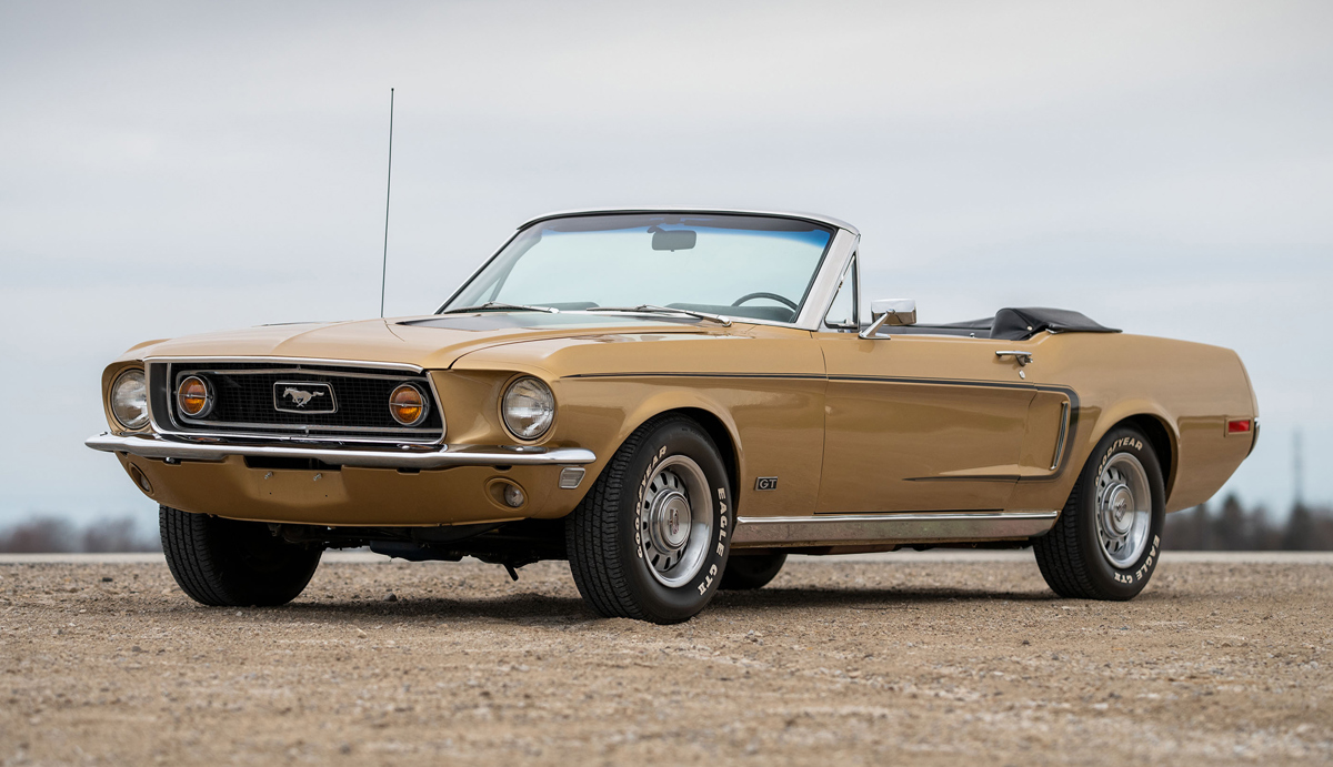 1968 Ford Mustang GT Convertible offered in RM Sotheby's Sand Lots online auction 2022