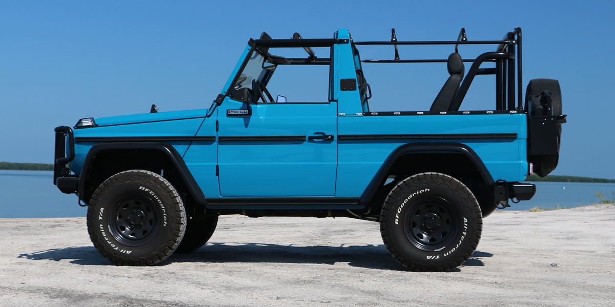 1990 Mercedes Benz 250 GD 'Wolf' offered in RM Sotheby's Sand Lots online auction 2022