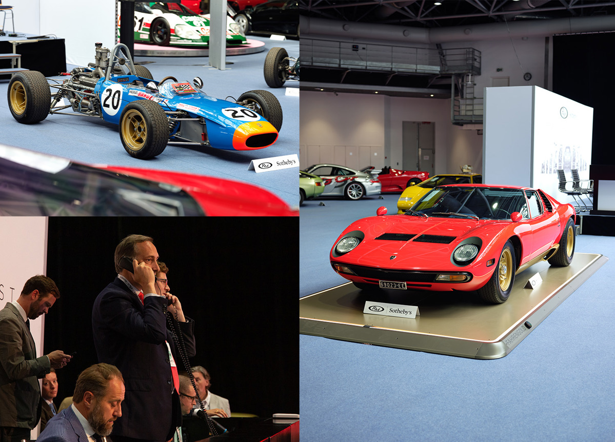 Cars at preview at RM Sotheby's Monaco Live Auction 2022